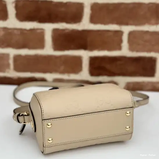 Hyper Peter GG SUPER MINI GUCCI TOP BAG-16*11*9CM HANDLE 0707